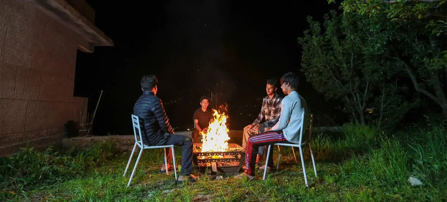 Hotel Namaste Inn Beas Valley Manali Bonfire